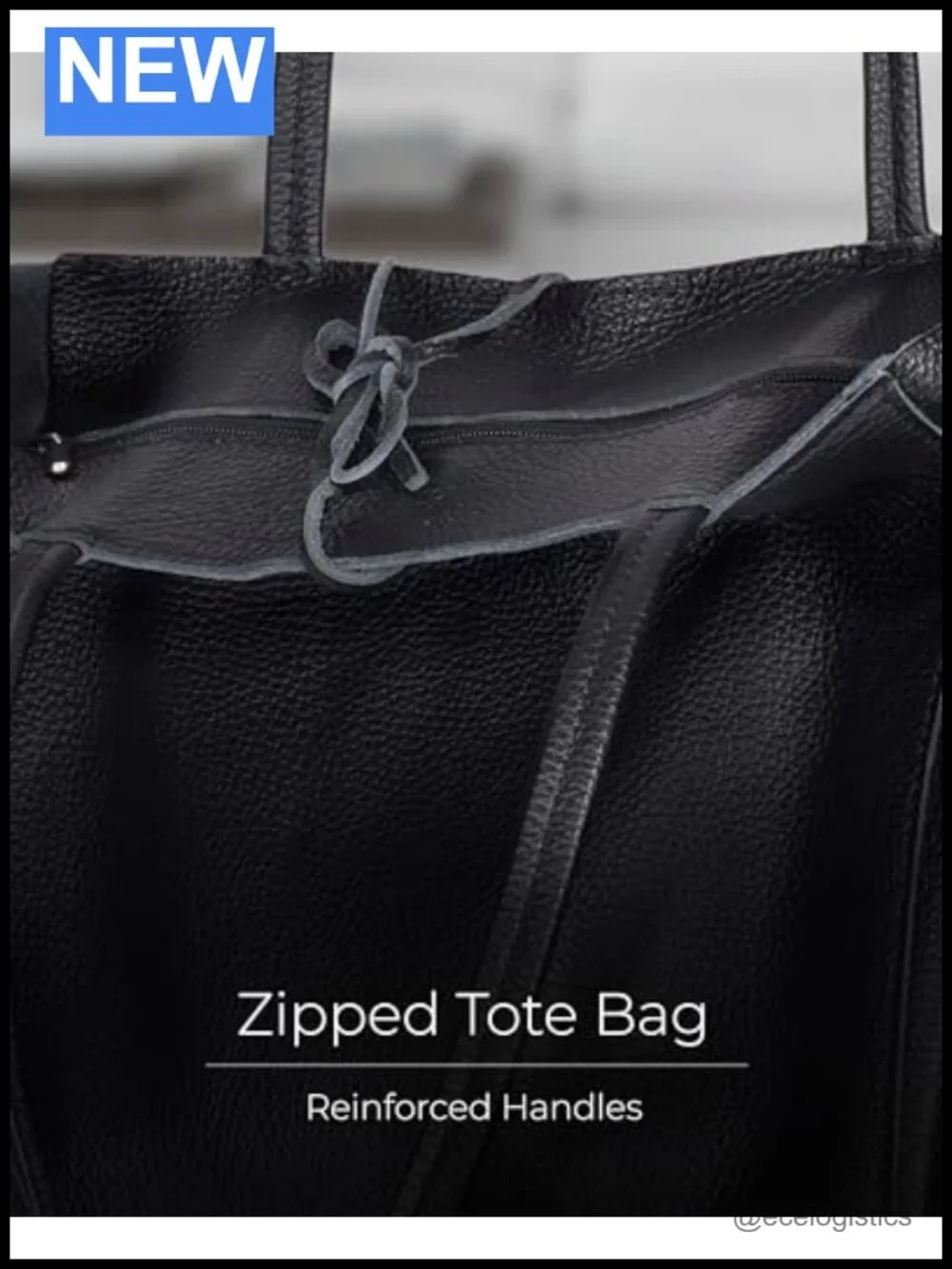 Italian Full-Grain Leather Tote Bag for Women Large Slouchy Purse